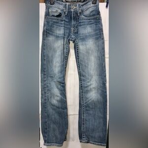 ⛱️BKE ‘Carter’ Washed Blue distressed Denim Jeans